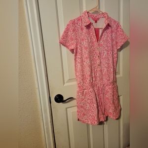 Jorgie Romper print Pink Shandy